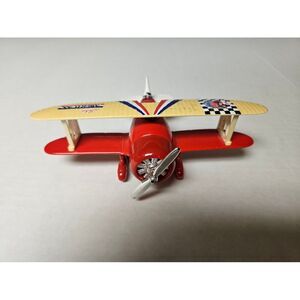 Toysmith Red‎ Bi Plane Toy John American